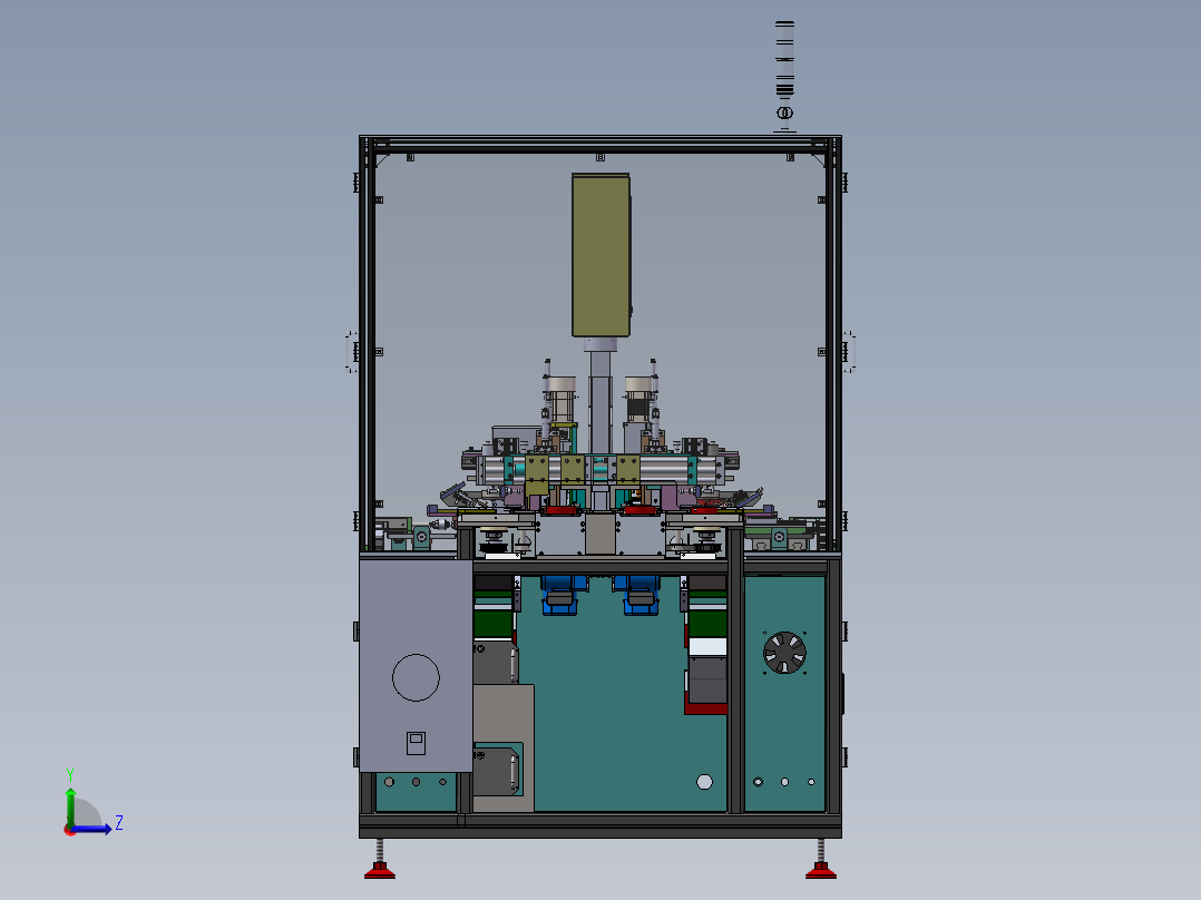 LXYC-BOSS轴承套圈硬度尺寸分选机左视图
