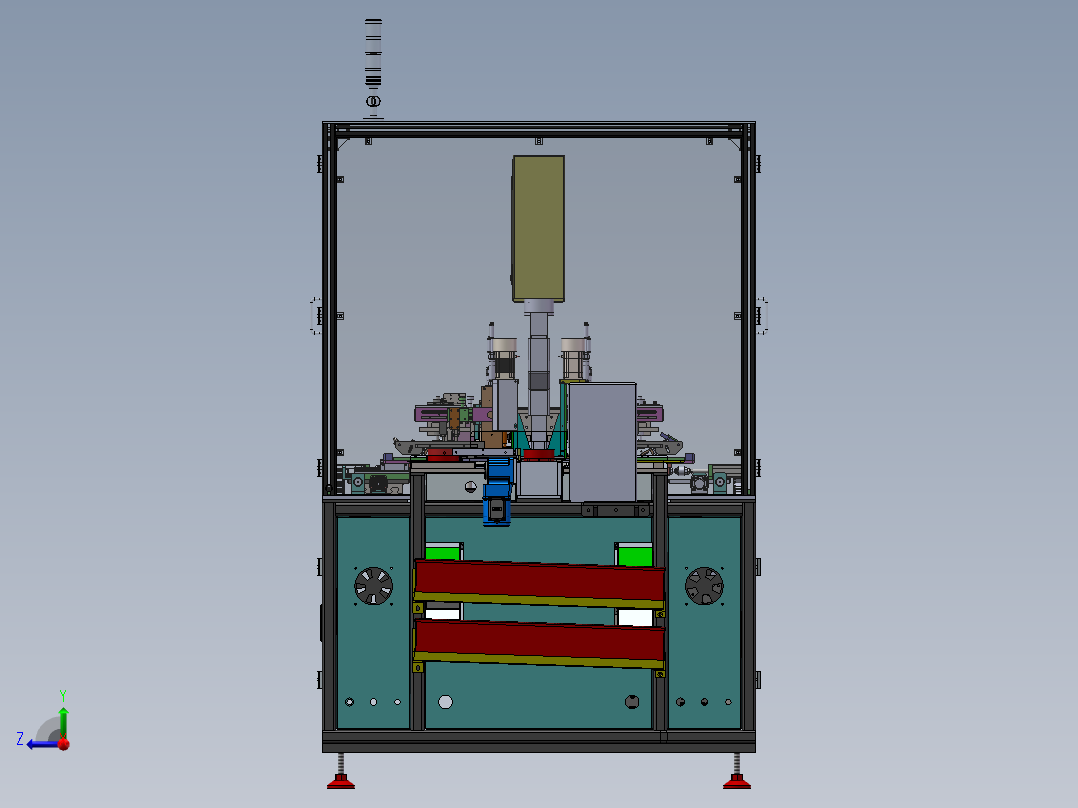 LXYC-BOSS轴承套圈硬度尺寸分选机右视图