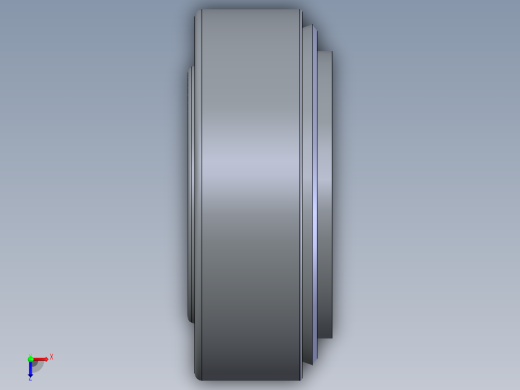 滚子轴承 32205俯视缩略图