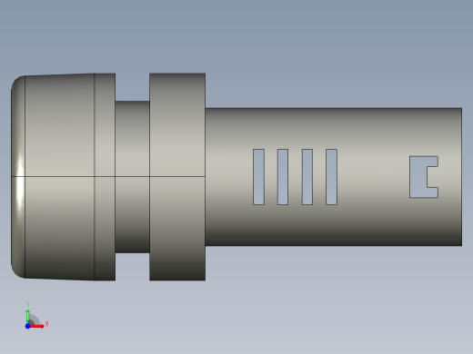 通用型指示灯白XB2BVB1LC前视缩略图