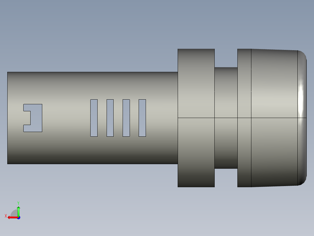 通用型指示灯白XB2BVB1LC后视图