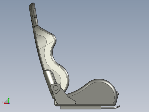 Sparco赛车座椅模型3D模型图纸后视缩略图