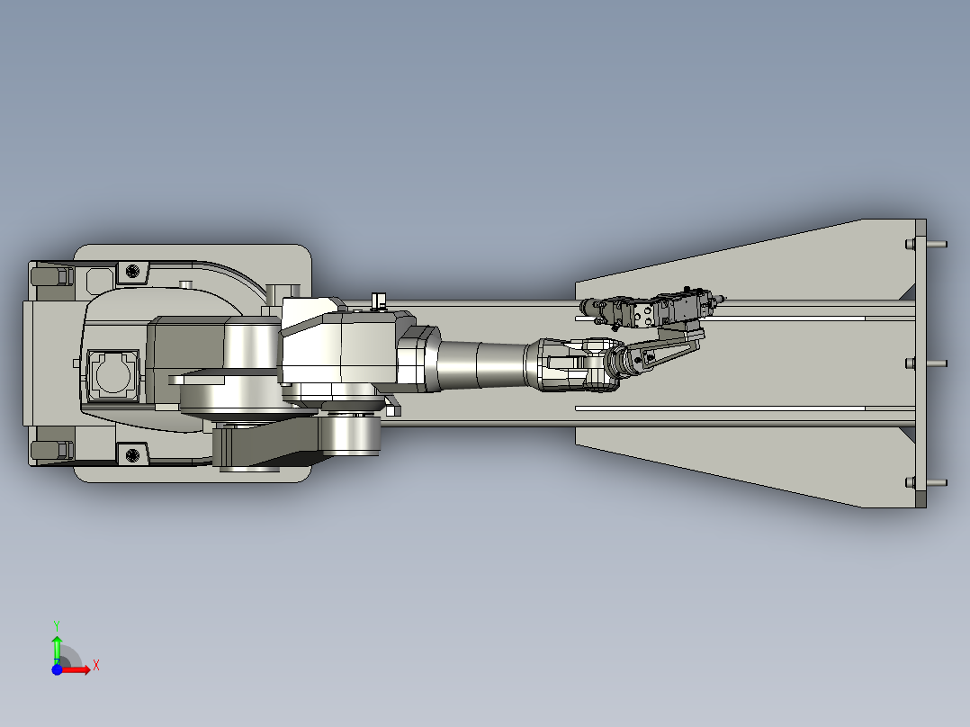 机器人1600切割组件前视图