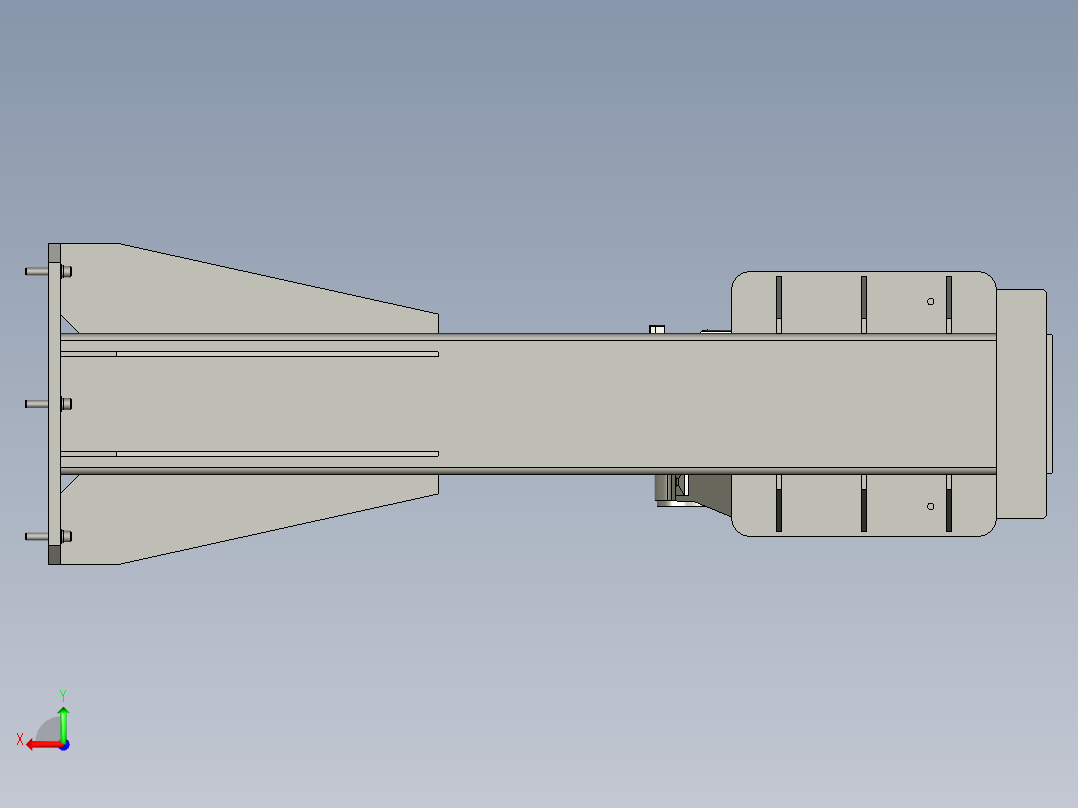 机器人1600切割组件后视图