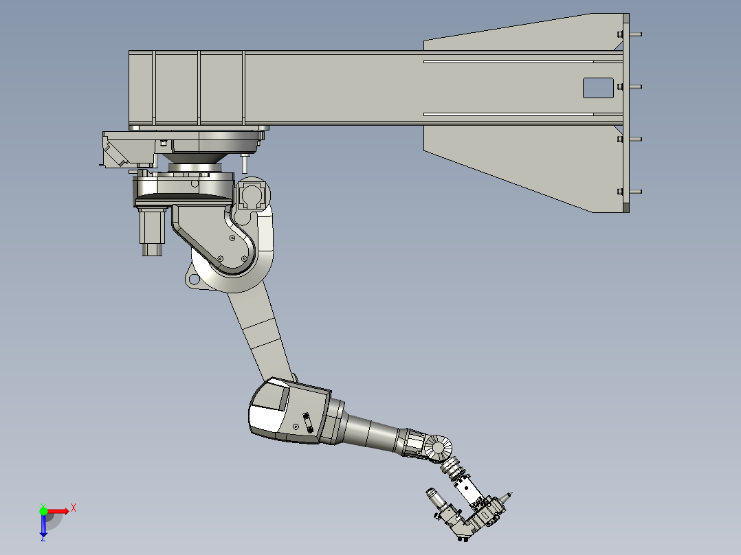 机器人1600切割组件俯视图