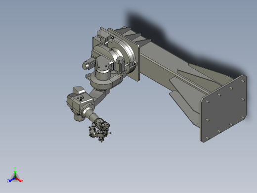 机器人1600切割组件正等轴测缩略图
