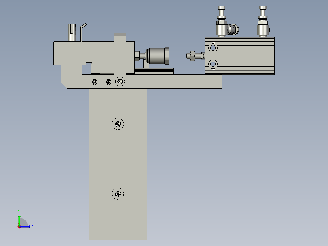 插件本体翻转机构210128左视图