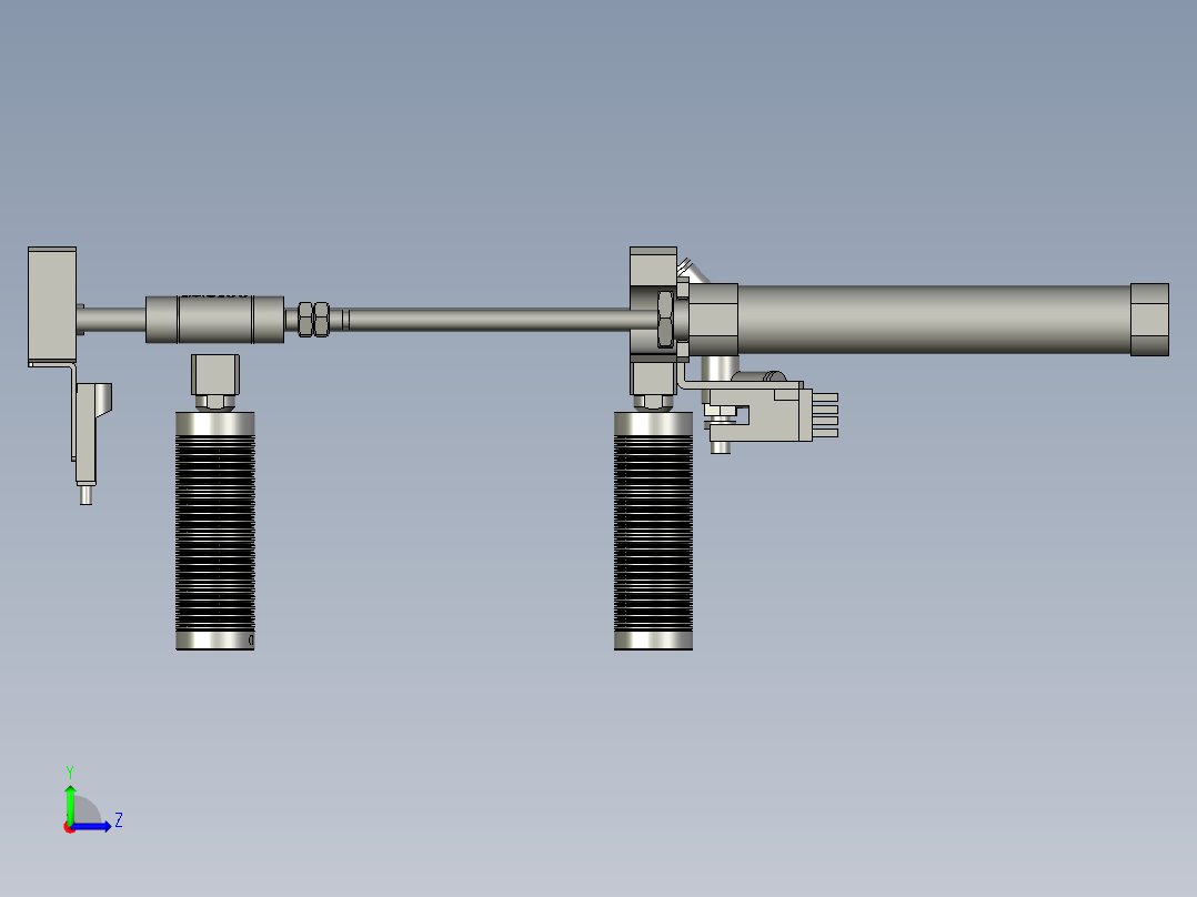 YWP200K4-20-08-00胶带缓存组件左视图