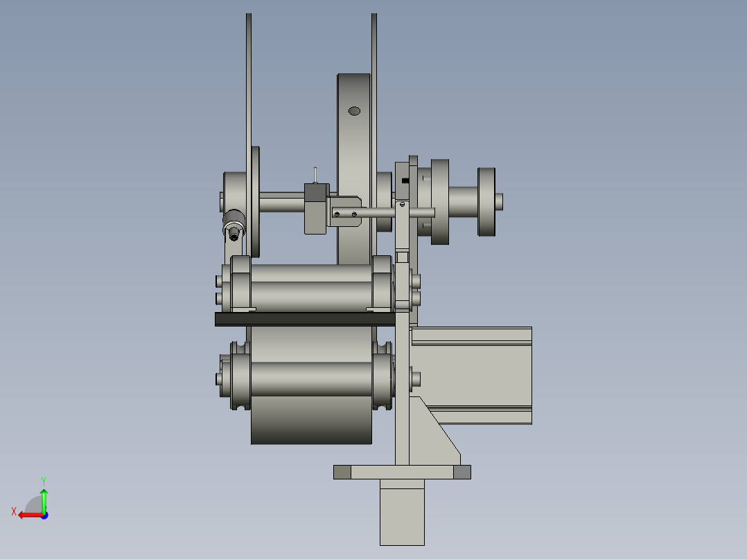 鏡射剝料機后视图