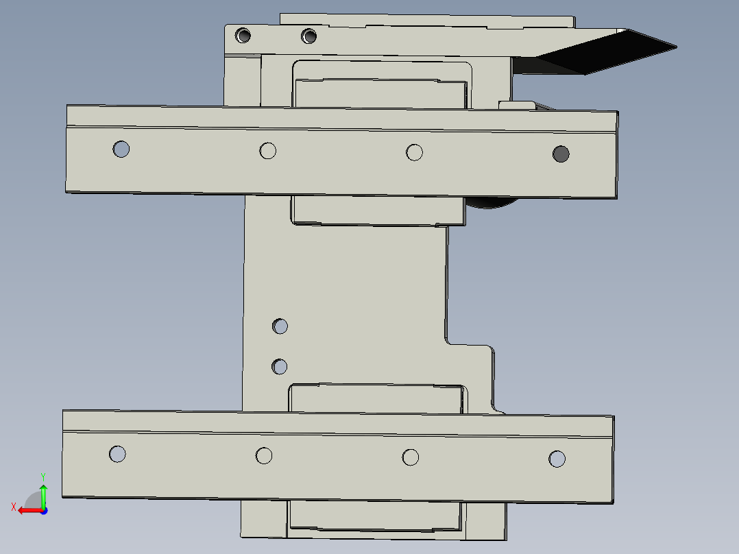 剥离刀板组件-左D11后视图