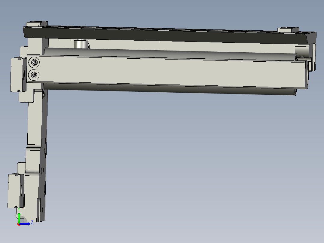 剥离刀板组件-左D11左视图