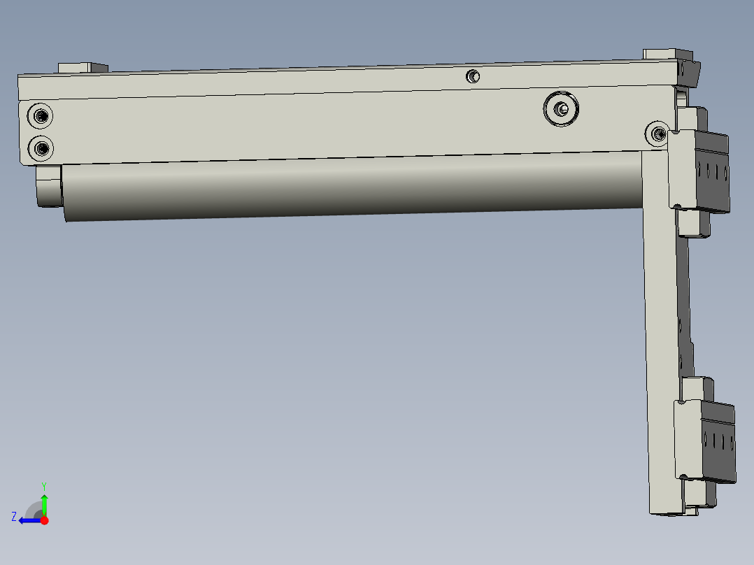 剥离刀板组件-左D11右视图