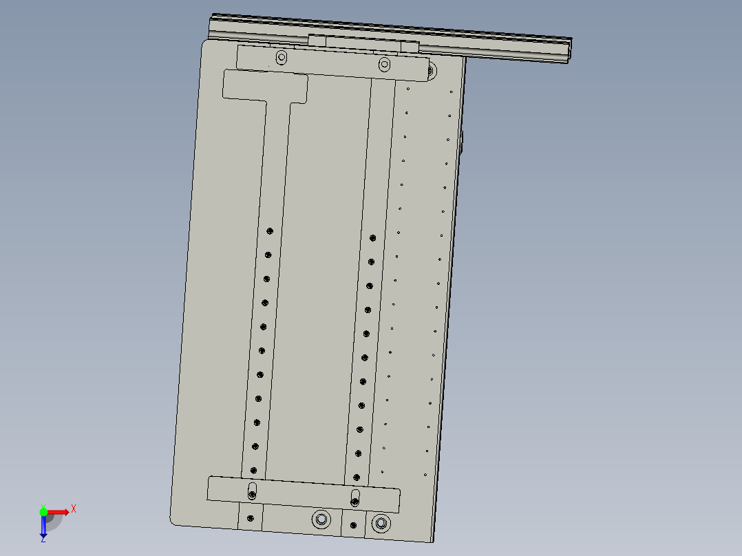 剥离刀板组件-左D11俯视图