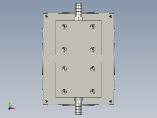 MFBH-B-180KVA带端盖变压器外形图222前视缩略图