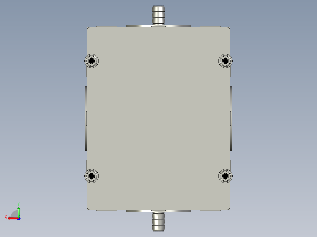 MFBH-B-180KVA带端盖变压器外形图222后视图