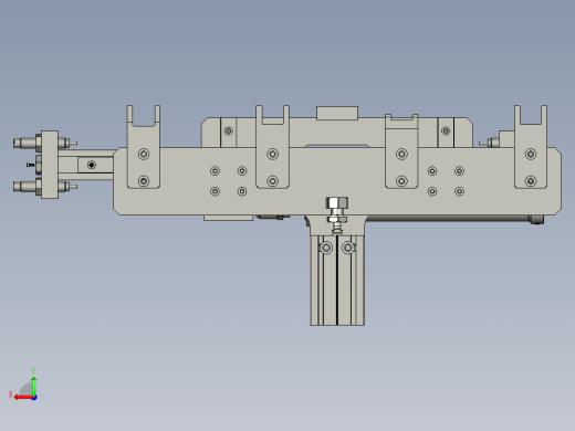 网线接口自动压合设备设计-YYF007-RJ45-B000产品移位机构后视缩略图