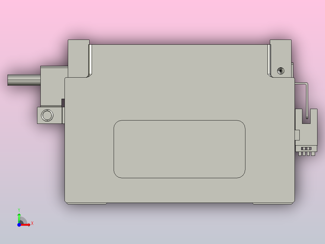 直驱直线电机轴TPA-LNP3-140-55C3-1-L1320-3-C-10-N3前视图