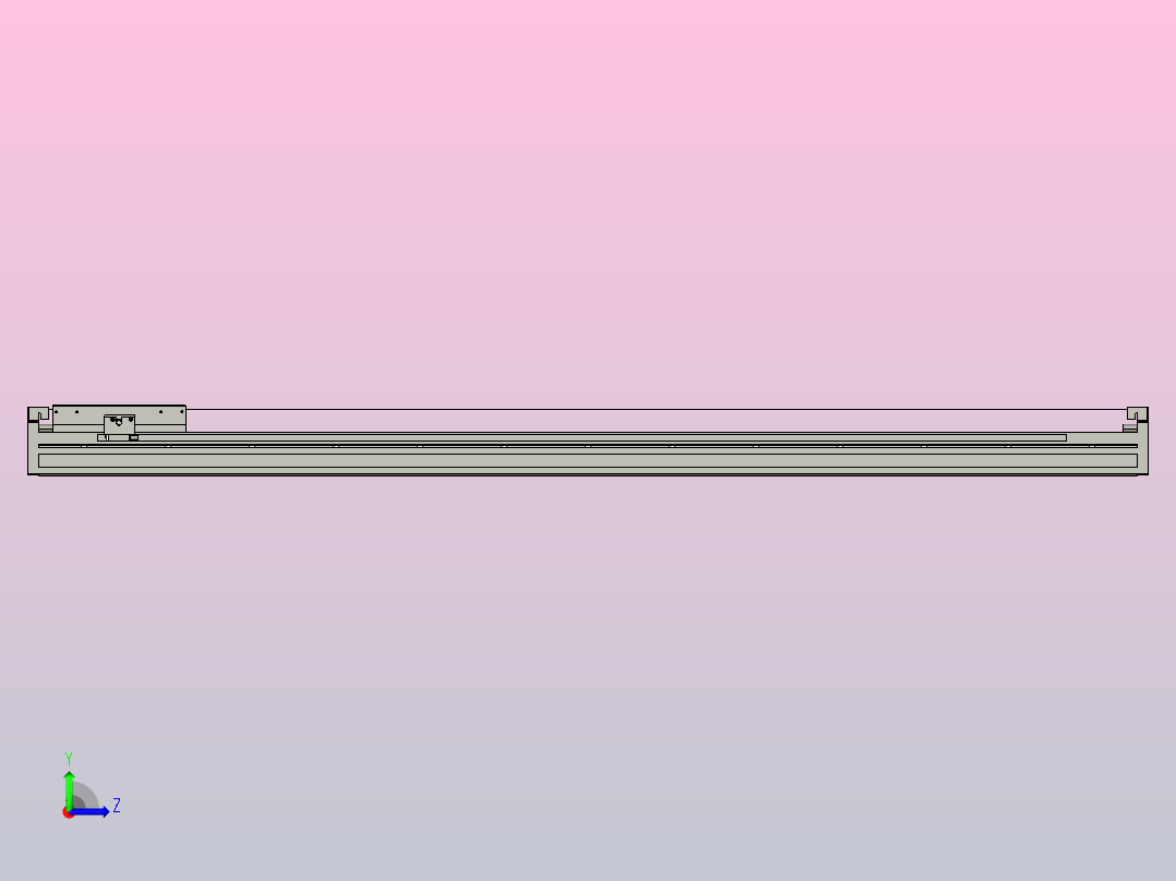 直驱直线电机轴TPA-LNP3-140-55C3-1-L1320-3-C-10-N3左视图