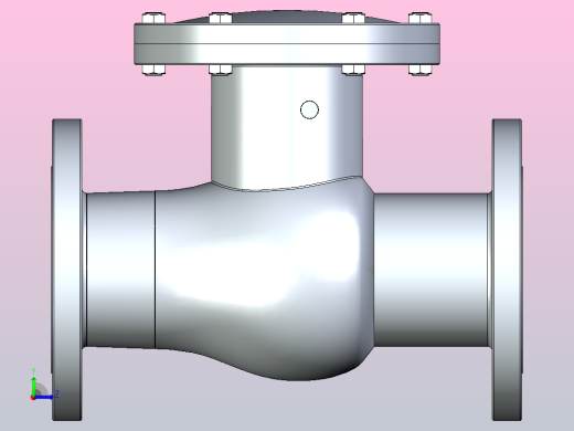 H44H-64钢制旋启式止回阀[H44H-64]200左视缩略图