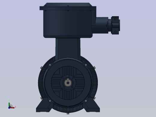 三相异步电动机YB3-112M-(2,4,6,8)前视缩略图