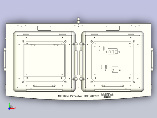 一款FCT测试治具3D模型前视缩略图