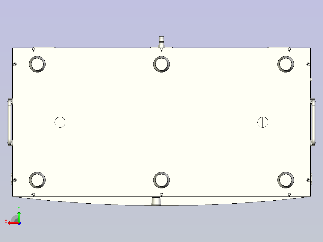 一款FCT测试治具3D模型后视图