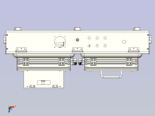 一款FCT测试治具3D模型俯视缩略图