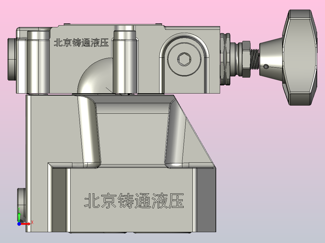 DR先导式减压阀（30系列）-板式连接[DR20-Y]前视图