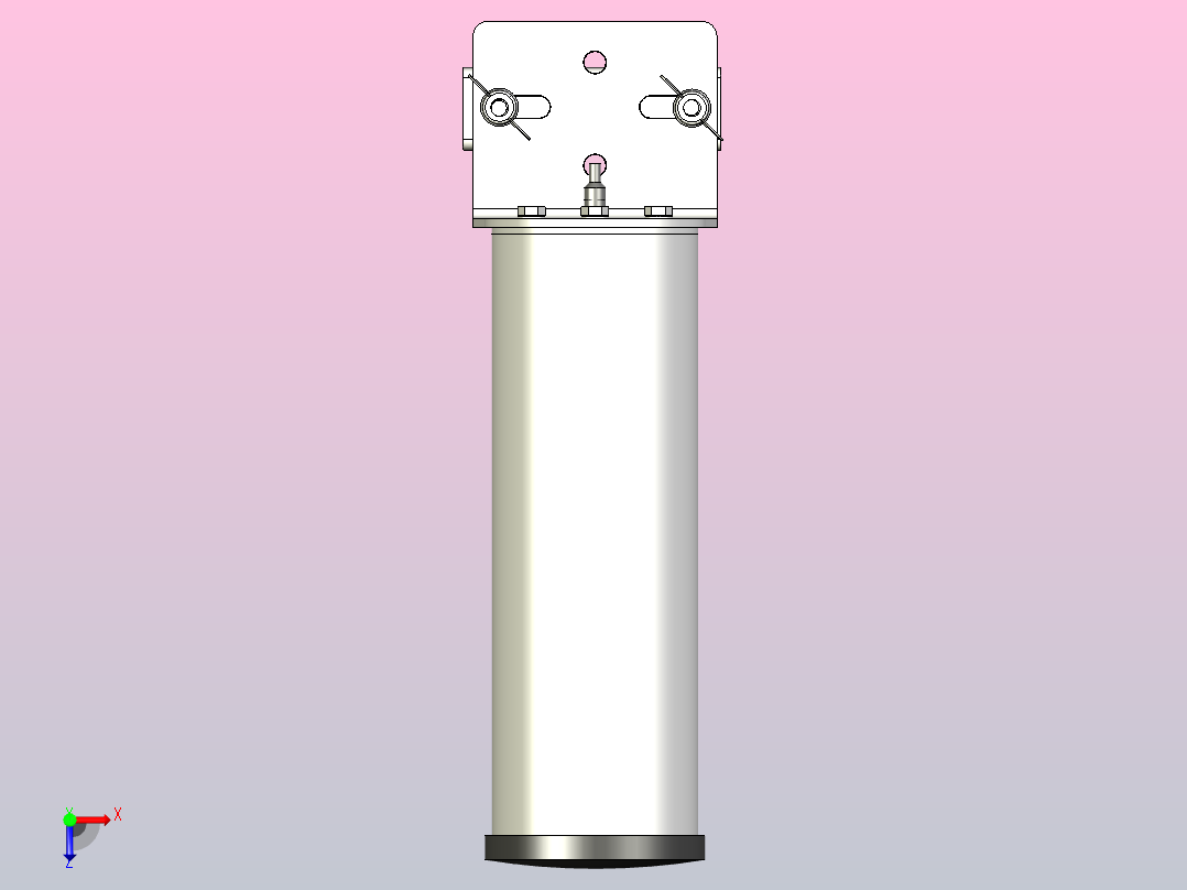 多频段天线俯视图