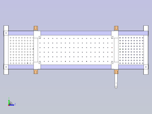 双轨印花机中间组件左视缩略图