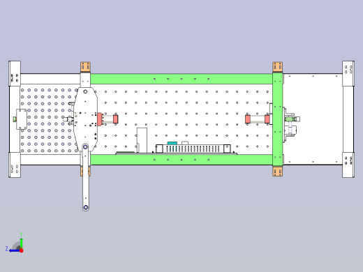 双轨印花机中间组件右视缩略图