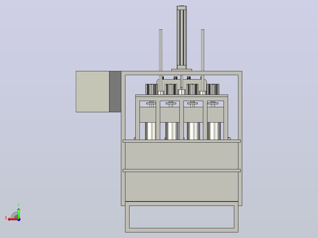 不锈钢储罐泄漏测试机ss-tank-leakage-testing-machine--stp后视图