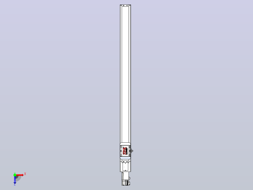 滚珠丝杠直线轴带导轨全封闭TPA-HCR-65S-1610C-L800-M-Y-P10-N3俯视缩略图