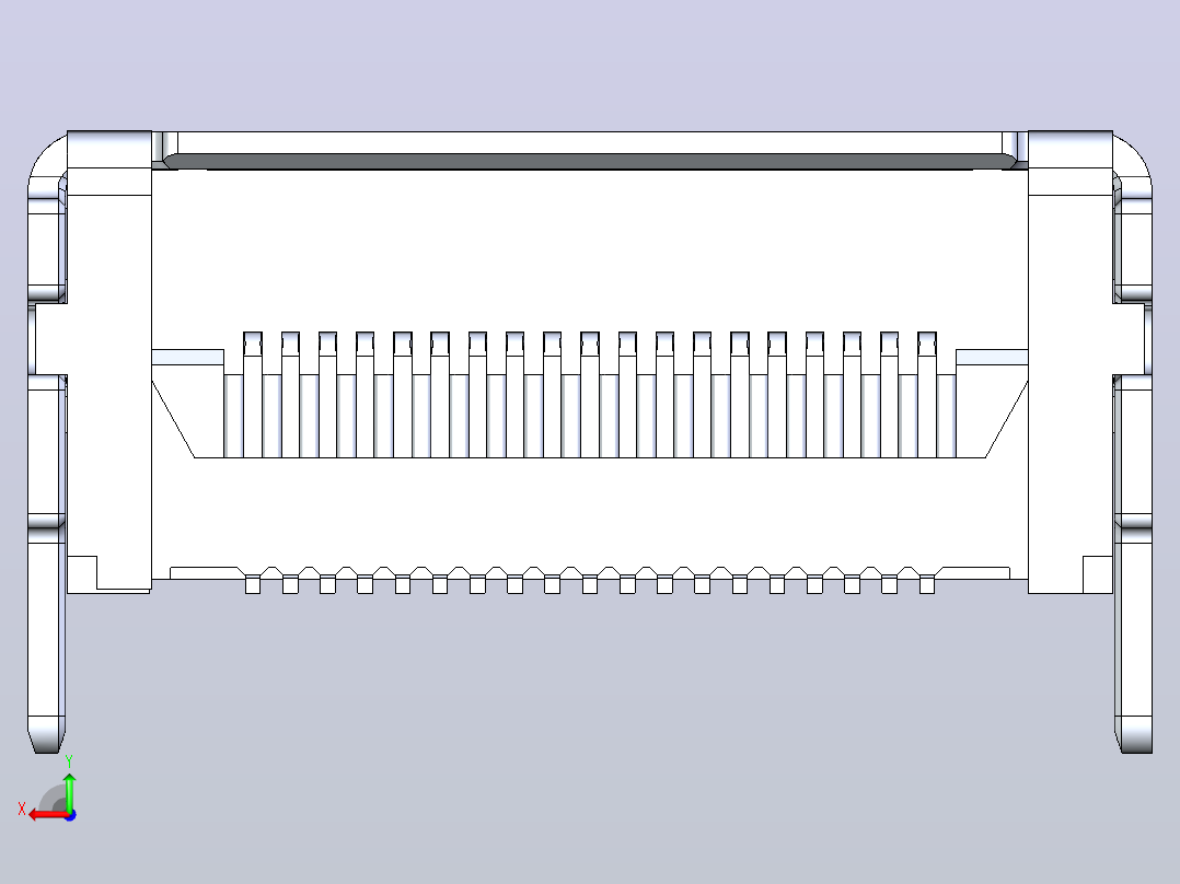 HDMI 连接器后视图