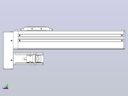 滚珠丝杠直线轴带导轨全封闭TPA-HCR-65S-1610C-L200-MP-C-P10-N3右视缩略图