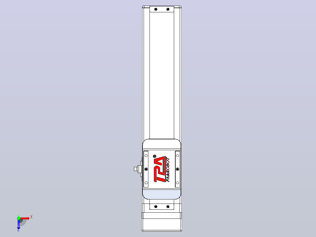 滚珠丝杠直线轴带导轨全封闭TPA-HCR-65S-1610C-L200-MP-C-P10-N3俯视图