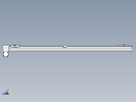 皮带直线轴双滑块型TPA-GCBS-80-P60-L600-LP-M20-N3右视缩略图