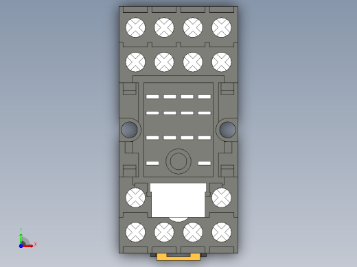 菲尼克斯通用继电器ECOR-2-BSC2-RT_4X21前视缩略图