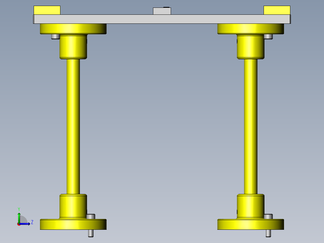 矩形工件定位左视图