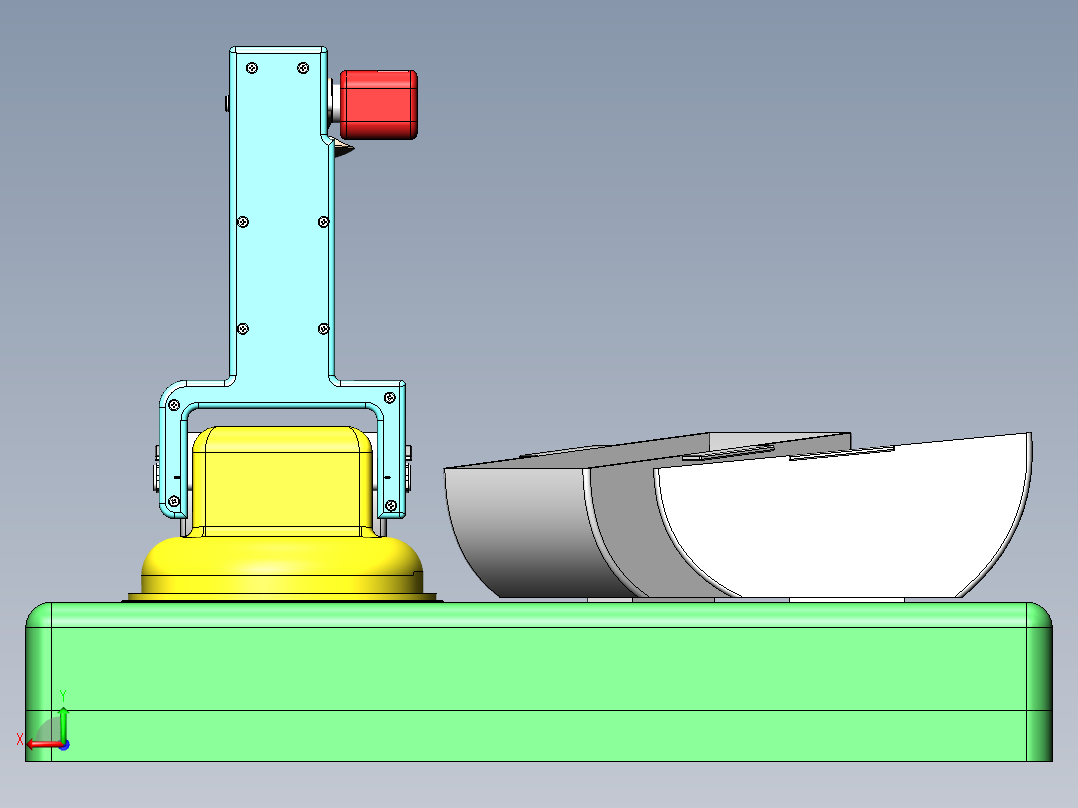 自动送餐设备sw16可编辑后视图