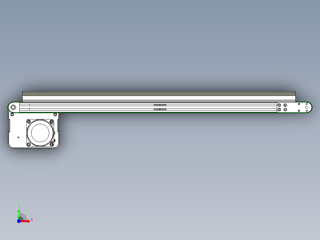 高精度迷你传送装置前视图
