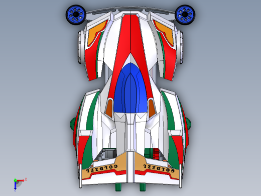 炫酷跑车俯视缩略图