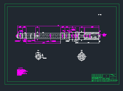六轴机床动力头及其组件机械设计