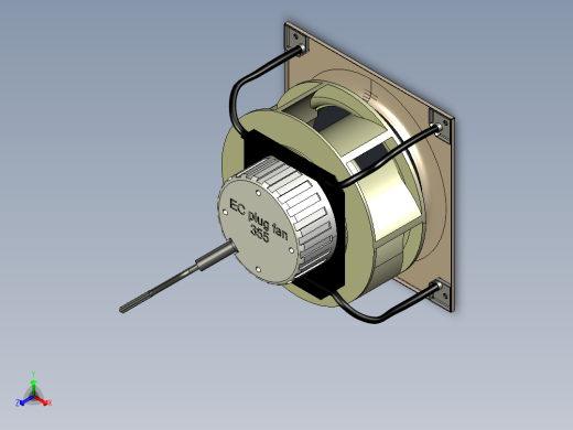EC插头风扇355风机