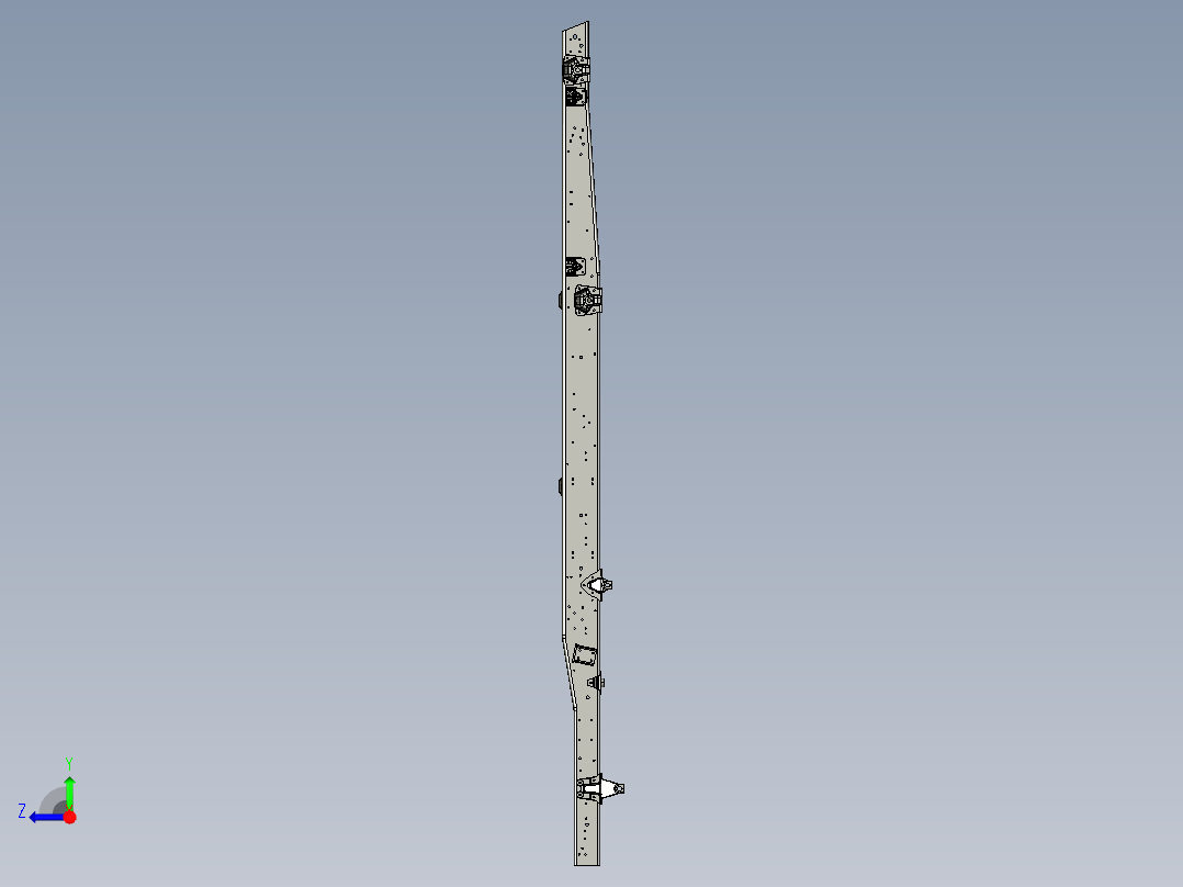 底盘卡车右视图