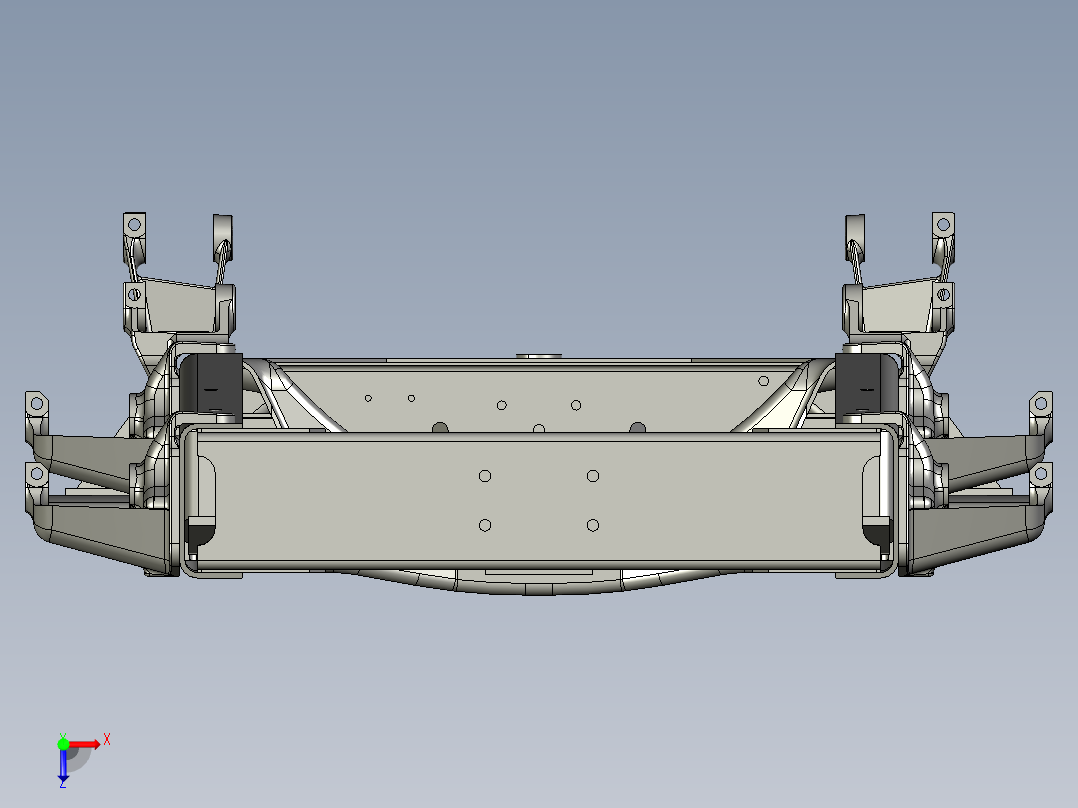 底盘卡车俯视图