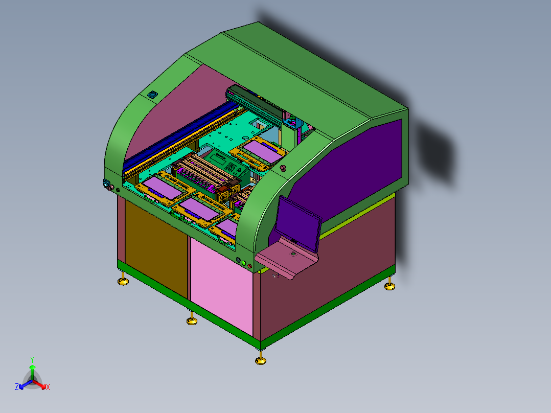 盘装IC多个取放式自动烧录系统
