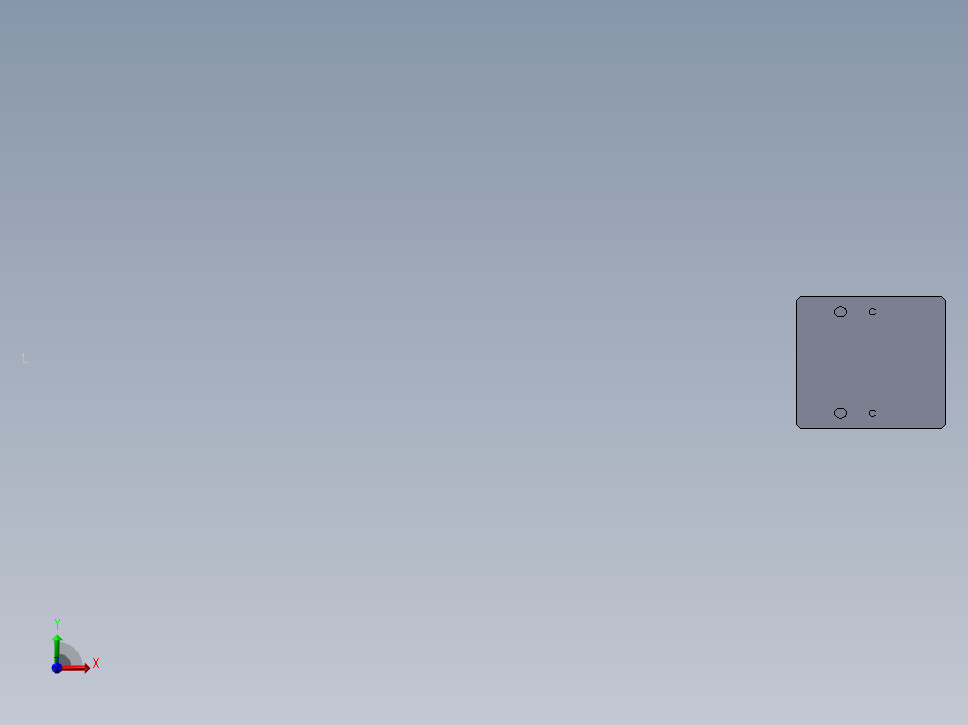螺丝孔位置度检具前视图