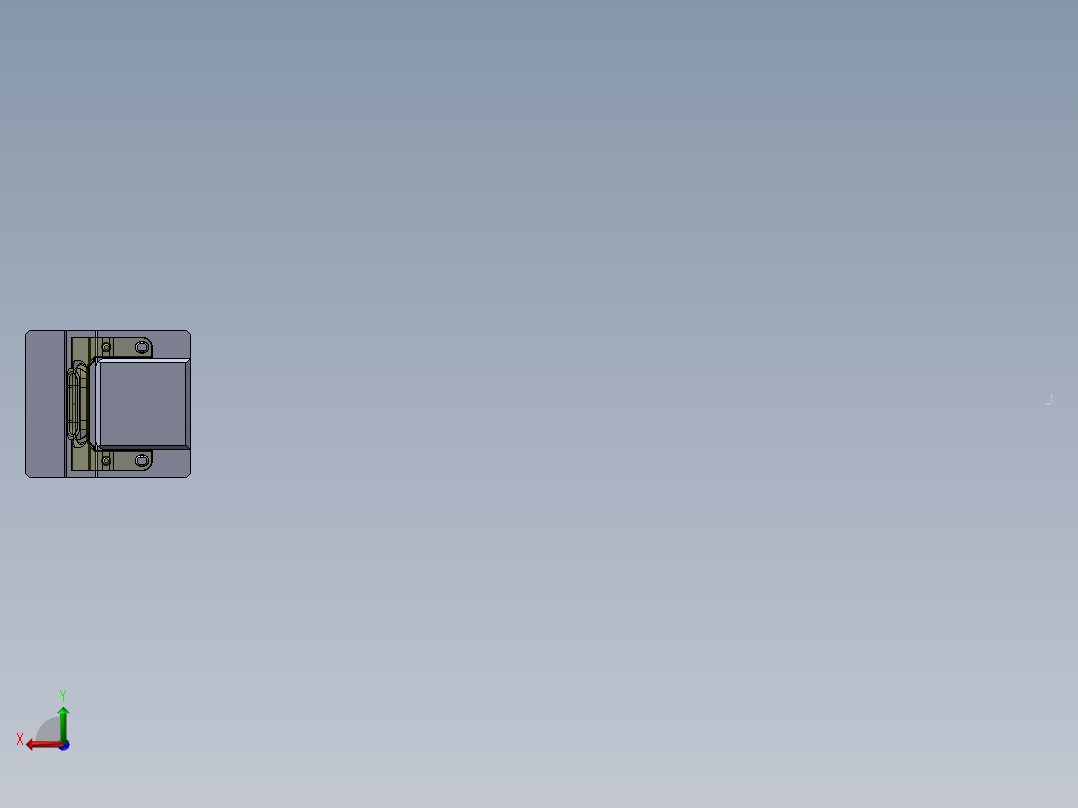 螺丝孔位置度检具后视图