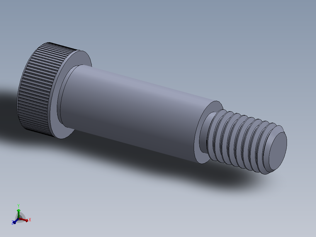 内六角螺螺栓-SB 0.500-13 x1.5.SLDPRT主视图